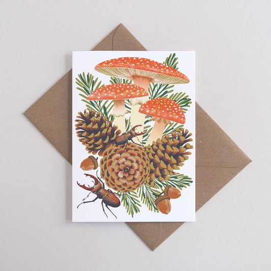 Printer Johnson, Vicki Johnson | Fly Agaric, Greeting Card