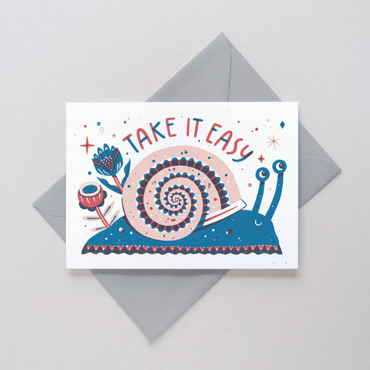 Printer Johnson, Vonik Design | Take It Easy, Greeting Card