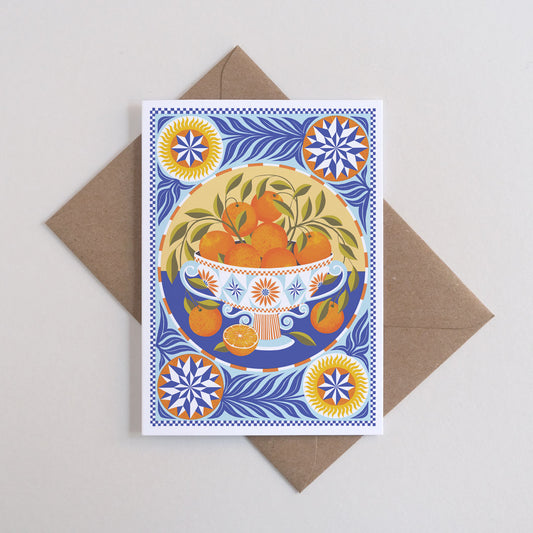 Printer Johnson, Vicki Johnson | Orange Bowl, Greeting Card