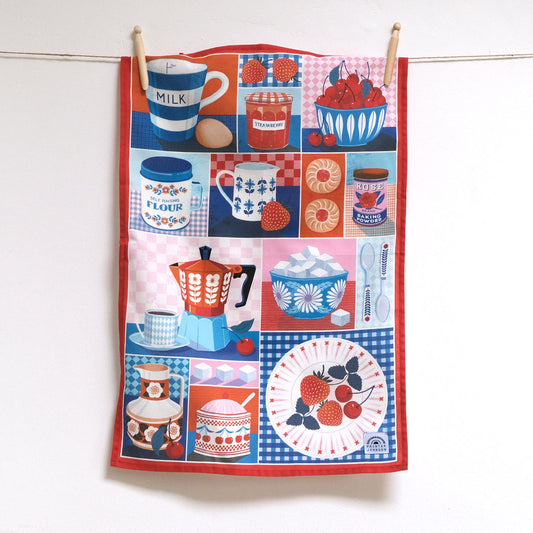 Printer Johnson, Vicki Johnson | Kitsch Kitchen, Tea Towel