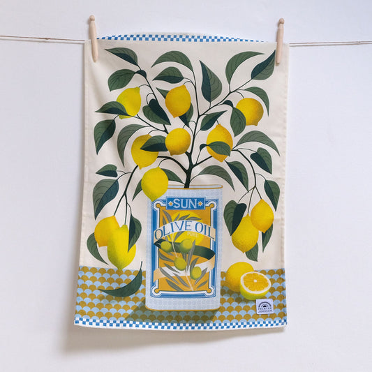 Printer Johnson, Vicki Johnson | Lemon Tree, Tea Towel