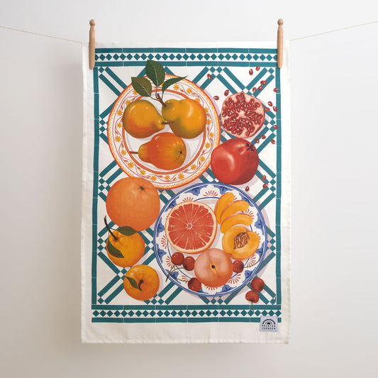 Printer Johnson, Vicki Johnson | Fruits, Tea Towel