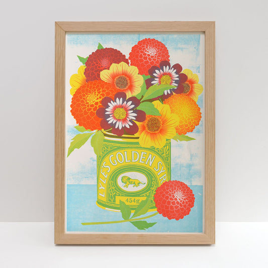 Printer Johnson, Vicki Johnson | Golden Syrup, Risograph Print, A3