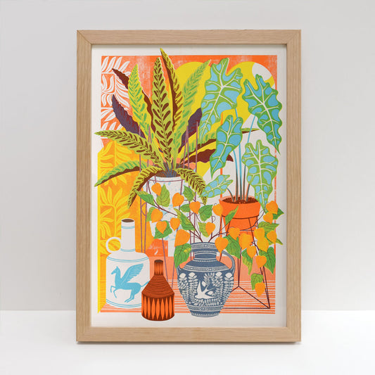 Printer Johnson, Vicki Johnson | Vessels, Risograph Print, A3