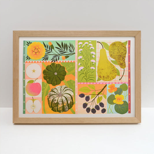 Printer Johnson, Vicki Johnson | Harvest, Risograph Print, A3