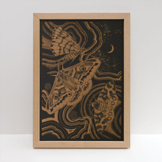 Printer Johnson, Vicki Johnson | Autumn Nights, Risograph Print, A3