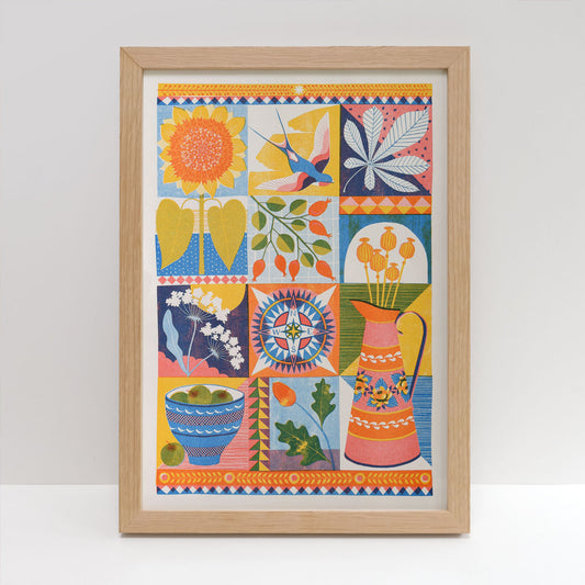 Printer Johnson, Vicki Johnson | September, Risograph Print, A3
