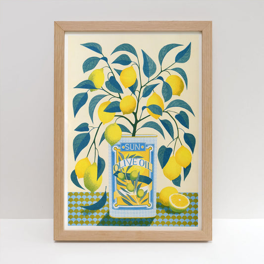 Printer Johnson, Vicki Johnson | Lemon Tree, Risograph Print, A3