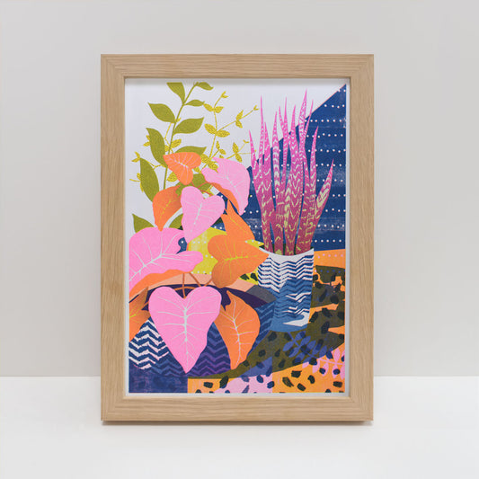 Printer Johnson, Vicki Johnson | House Plants, Risograph Print, A4