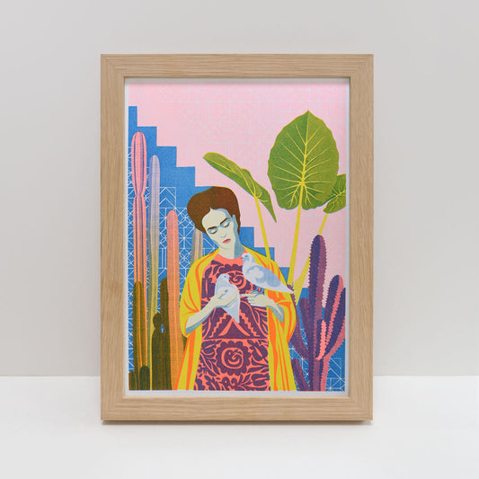Printer Johnson, Vicki Johnson | Frida, Risograph Print, A4