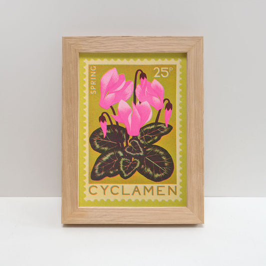 Printer Johnson, Vicki Johnson | Cyclamen, Risograph Print, A5