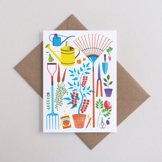Printer Johnson, Vicki Johnson | Garden Tools, Greeting Card