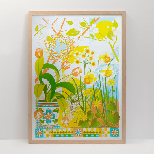 Printer Johnson, Vicki Johnson | April, Screen Print, 50x70cm