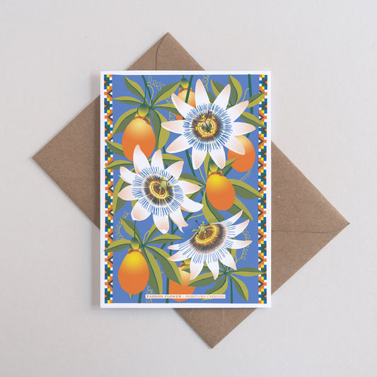 Printer Johnson, Vicki Johnson | Passion Flower, Greeting Card