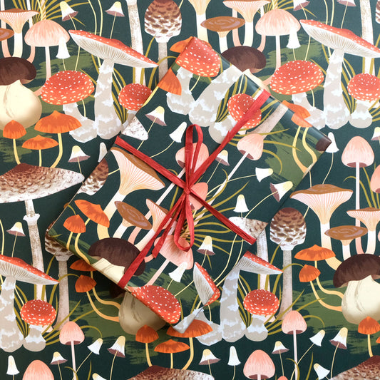 Printer Johnson, Vicki Johnson | Fungi, Wrapping Paper