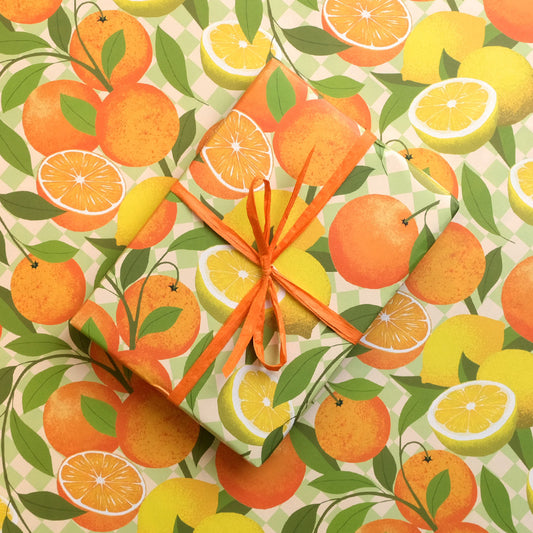 Printer Johnson, Vicki Johnson | Citrus, Wrapping Paper