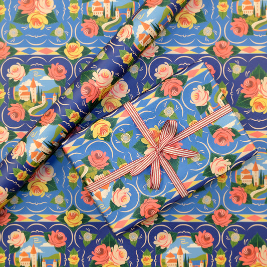 Printer Johnson, Vicki Johnson | Roses & Castles, Wrapping Paper