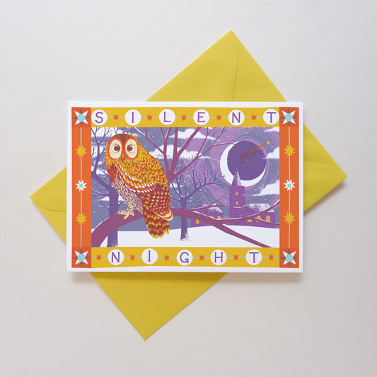 Printer Johnson, Vicki Johnson | Silent Night, Greeting Card