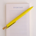 Printer Johnson | Recycled aluminium ballpoint pen, Yellow