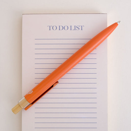 Printer Johnson | Recycled aluminium ballpoint pen, Orange