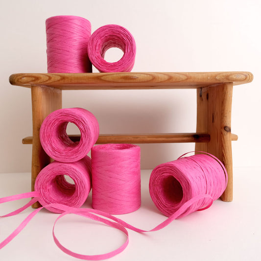 Printer Johnson | Paper Raffia Ribbon, Pink