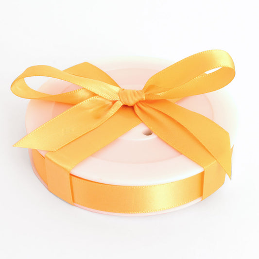 Printer Johnson | Double Sided Satin Ribbon, Rustic Orange