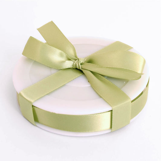 Printer Johnson | Double Sided Satin Ribbon, Pale Green