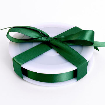 Printer Johnson | Double Sided Satin Ribbon, Emerald Green