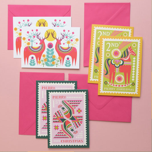 Printer Johnson | Festive Folk, Christmas Card Bundle
