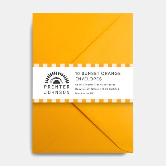 Printer Johnson | Envelope Set, Sunset 120gsm