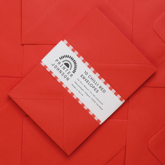 Printer Johnson | Envelope Set, Chilli 120gsm