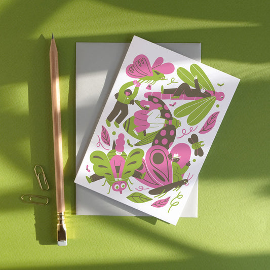 Printer Johnson, Lauren Morsley | Travel Bug, Greeting Card
