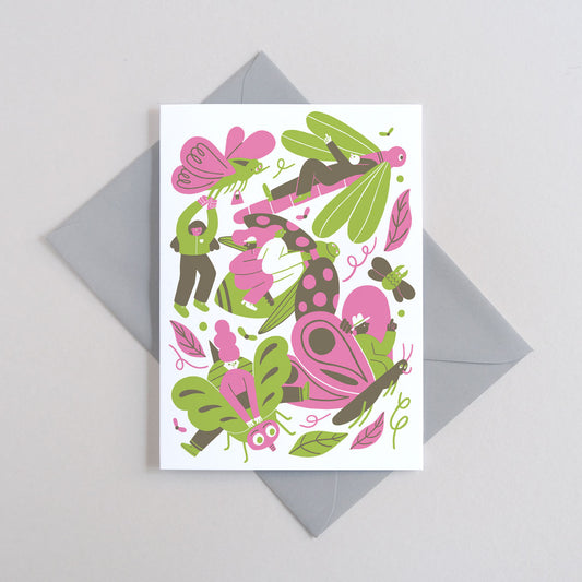 Printer Johnson, Lauren Morsley | Travel Bug, Greeting Card