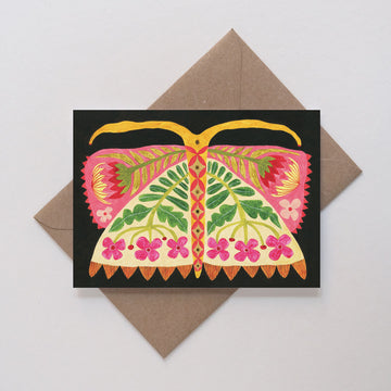 Printer Johnson, Kira Konoshenko | Folk Butterfly 1, Greeting Card