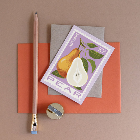 Printer Johnson, Vicki Johnson | Pear, Mini Card
