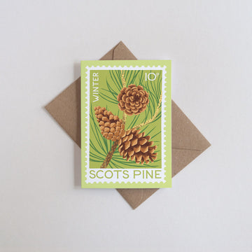 Printer Johnson, Vicki Johnson | Scots Pine, Mini Card
