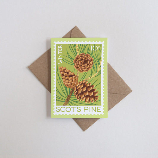 Printer Johnson, Vicki Johnson | Scots Pine, Mini Card