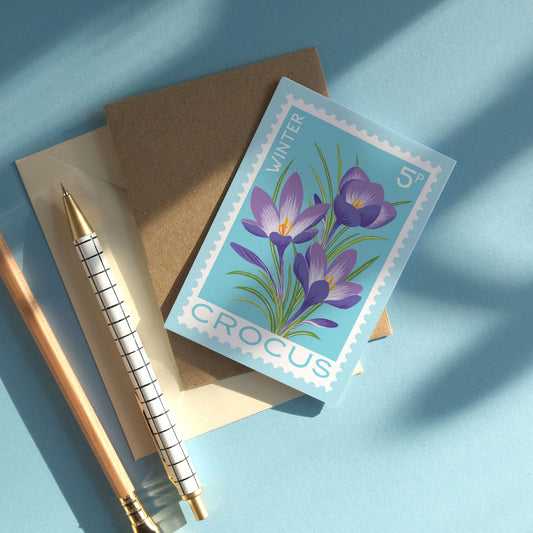 Printer Johnson, Vicki Johnson | Crocus, Mini Card