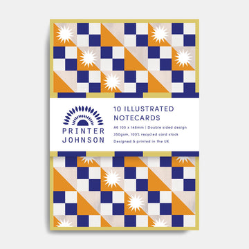 Printer Johnson, Vicki Johnson | Notecard Set, Geometric 1