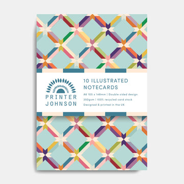 Printer Johnson, Vicki Johnson | Notecard Set, Geometric 2