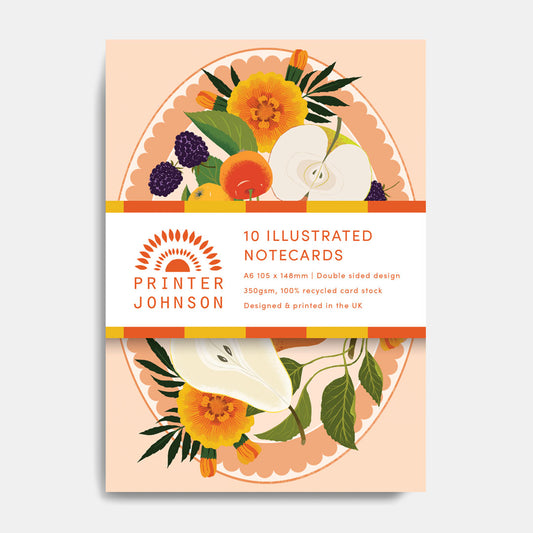 Printer Johnson, Vicki Johnson | Notecards, Apples & Pears