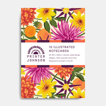 Printer Johnson, Vicki Johnson | Notecards, Dahlias