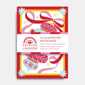 Printer Johnson, Vicki Johnson | Notecards, Christmas Bauble