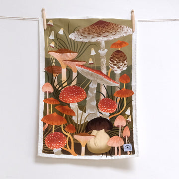 Printer Johnson, Vicki Johnson | Fungi, Tea Towel