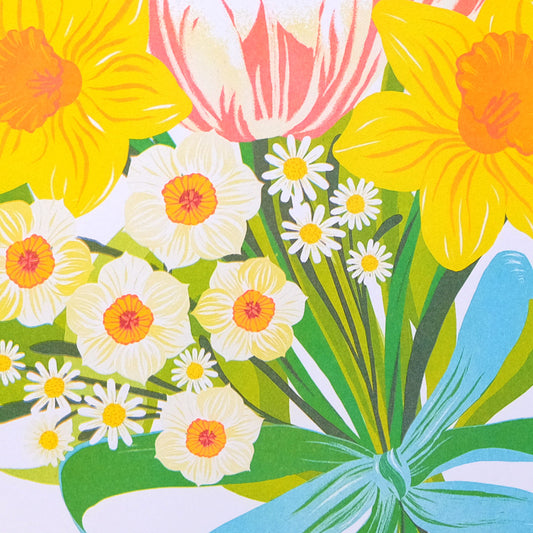 Printer Johnson, Vicki Johnson | Spring Bouquet, Risograph Print, A3