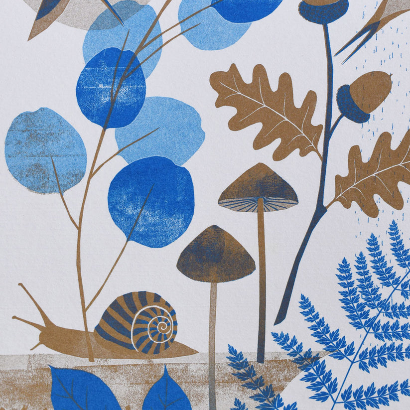 Printer Johnson, Vicki Johnson | Hedgerow, Risograph Print, A4 ...