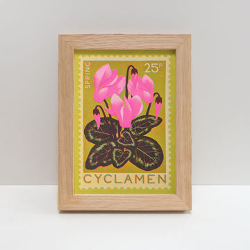 Printer Johnson, Vicki Johnson | Cyclamen, Risograph Print, A5