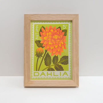 Printer Johnson, Vicki Johnson | Dahlia, Risograph Print, A5