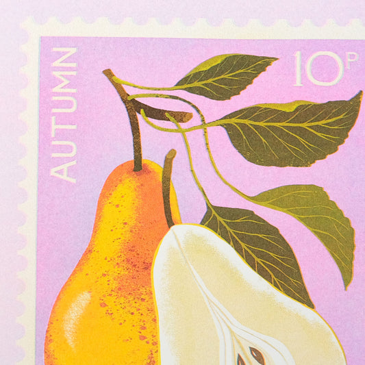 Printer Johnson, Vicki Johnson | Pear, Risograph Print, A5