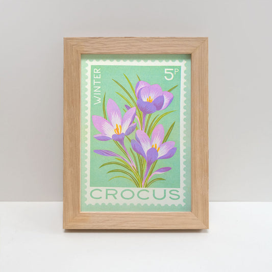 Printer Johnson, Vicki Johnson | Crocus, Risograph Print, A5